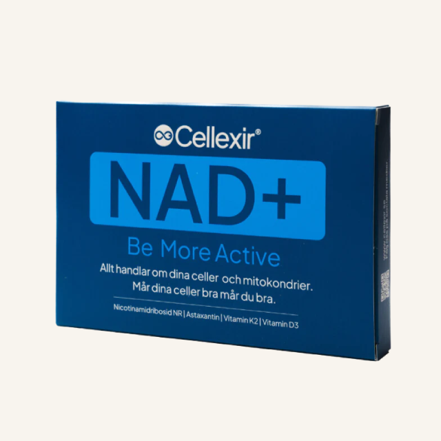 Cellexir NAD+ - Stöd cellernas energiproduktion med NR och vitamin K2