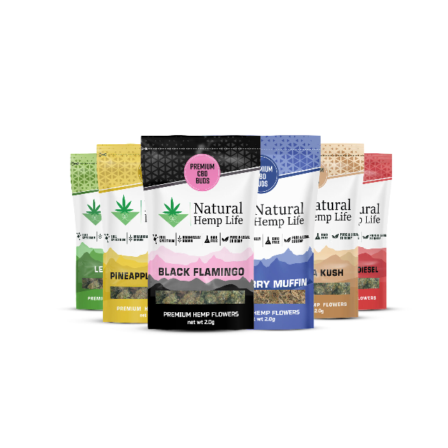 CBD Buds Natural - klassiska hampablommor med balanserad cannabinoidprofil